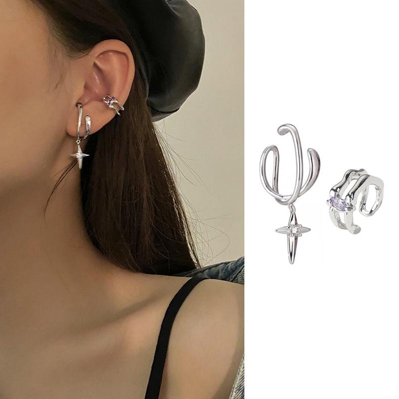 Product Introduction of Bông Tai Kẹp Ngôi Sao, Thời Trang Và Đẹp Mắt, Dành Cho Nữ, Khuyên Tai Không Xỏ Lỗ, Có Thể Điều Chỉnh, Tuyệt Vời Làm Quà Tặng, Bao Gồm Khuyên Tai Sụn, Khuyên Tai Không Xỏ Lỗ Và Hoa Tai Ngôi Sao 14