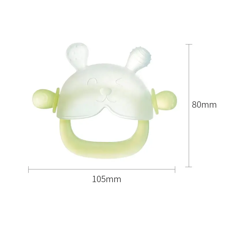 FREE CASE ( Tempat Penyimpanan ) | Silicone Hand Teether Bracelet Gelang Mainan Gigitan Bayi Premiun Silicone 5