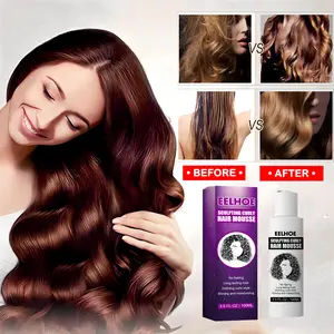 Curl Gel curling cream gel rambut keriting hair spray elastin keriting Tidak lengket Lebih keriting curly  cream Mousse