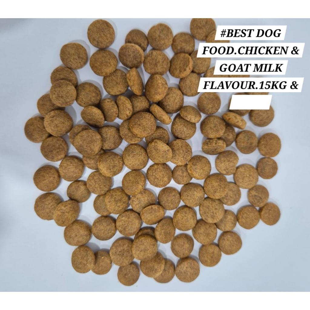 Best Dog Food 15kg Chicken Goat Milk Makanan Anjing Ayam Susu Kambing