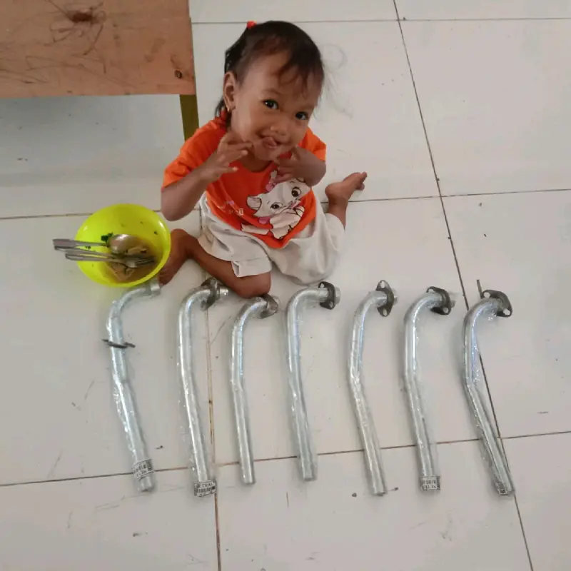 LEHER KNALPOT NETRAL UNTUK ALL MOTOR BEBEK GRAND SMASH SUPRA DLL MURAH 1