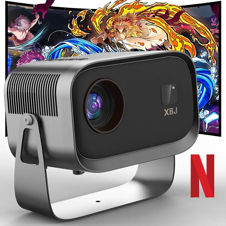 XBJミニプロジェクター4 Kプロジェクター360度回転FHD 350Ansi 1080 P XBJミニプロジェクター4 Kプロジェクター360度回転FHD 350Ansi 1080 P