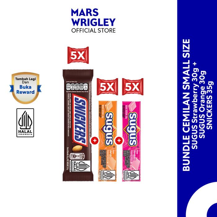 Gambar SUGUS & SNICKERS - Bundle Cemilan Small Size dari Snickers Official Store Kota Tangerang Tokopedia