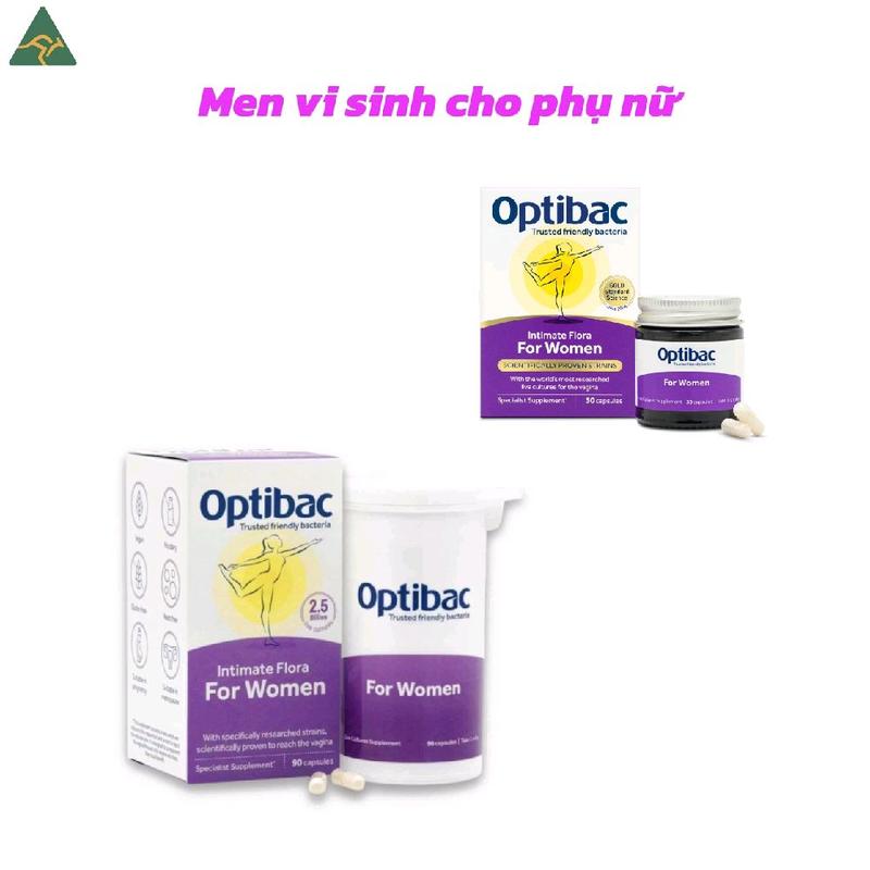 Men vi sinh Optibac tím Probiotics For Wormen Anh Quốc hộp 30 viên và 90 viên,men vi sinh cho phụ nữ