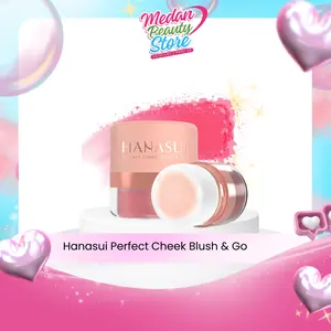 HANASUI Perfect Cheek Blush & Go 2.5g | Powder Blush On | Perona Wajah | BPOM