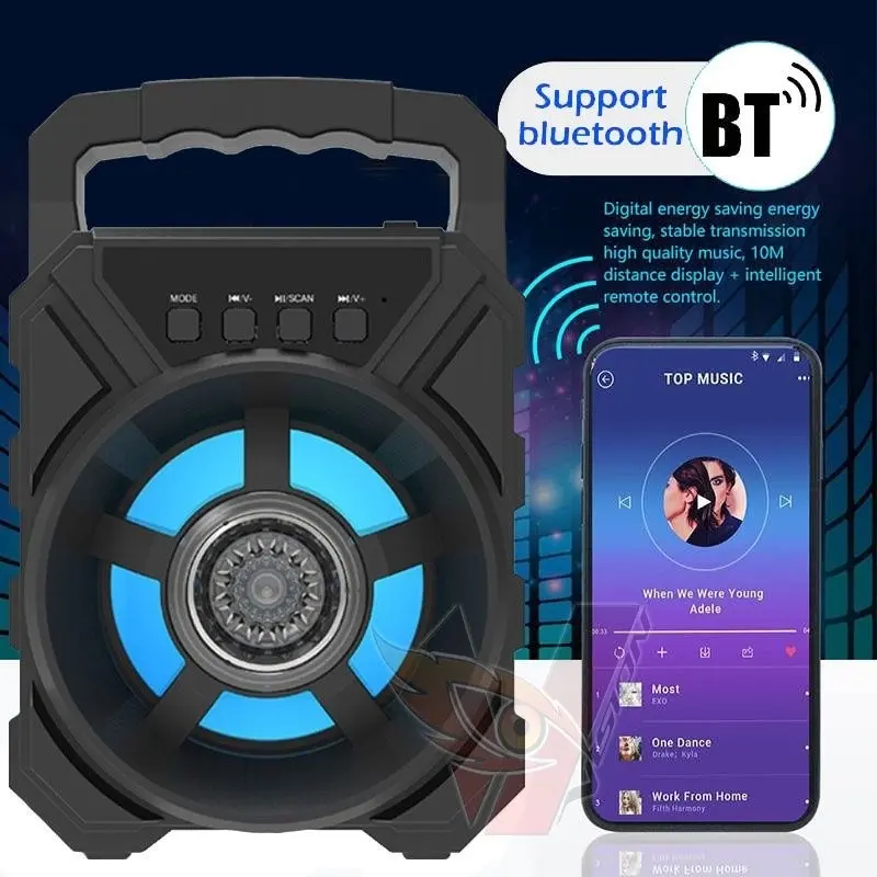 Speaker Bluetooth Xtm 5009 Free Mic Karaoke Radio Fm/Speaker Portable Mini Bluetooth 2