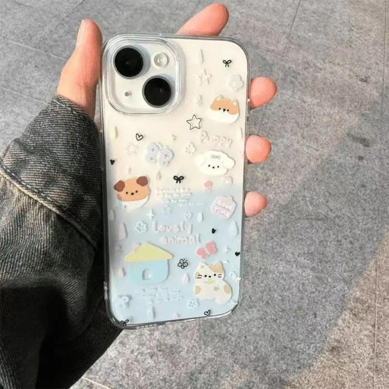 3 Ngày Giao Nội Địa | Ốp Lưng iPhone Họa Tiết Chó Mèo Bướm Nơ Xinh Xắn Puppy…