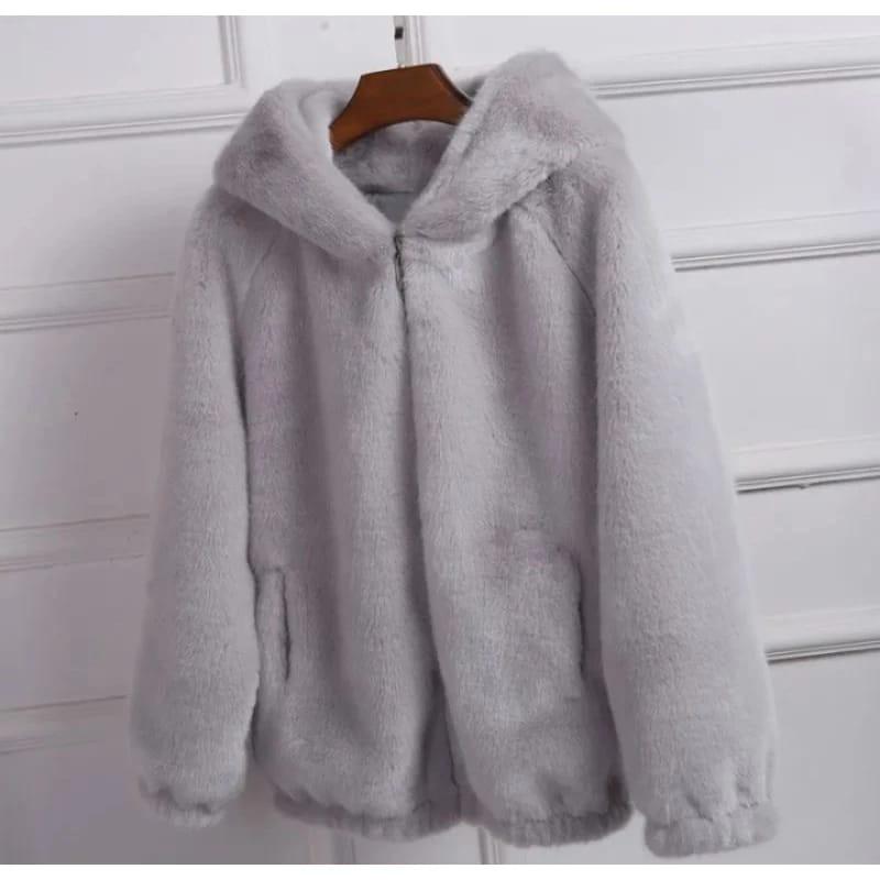 Product Introduction of switer Jaket Bulu  serpa dewasa Winter Hodie Bolak Balik Pria/Wanita Outer Blazer Korea Casual Tebal Keren Zipper Panjang Outdoor Nyaman Distro Fleece Custom Formal Parka Semi mantel atasan jaket cewe bulu lembut bulu import musim gugur gadis 3