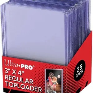 Ultra Pro 3 X 4 Top Loader Card Holder for Baseball, Football, Basketball, Pokemon, One Piece Single Sports Cards Top Loads