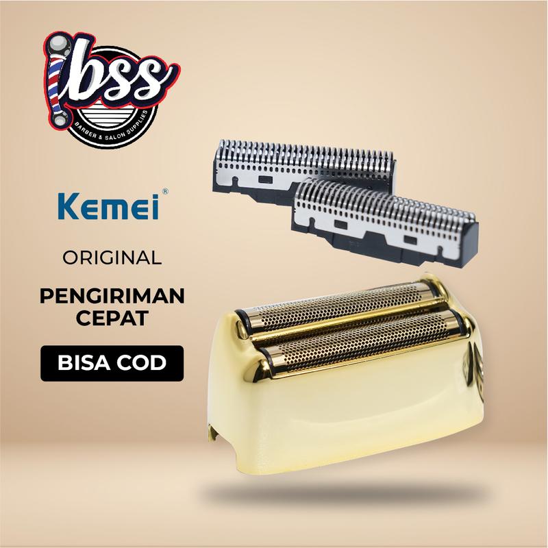 KEMEI SPARE PART BLADE & FOIL / MATA PISAU CUKUR KEMEI / BLADE CLIPPER / BLADE TRIMMER / BLADE SHAVER / KEMEI ORIGINAL / IBSS / INDOBARBERSUPPLY 5