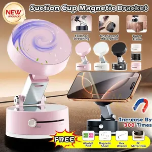 Car Vacuum Suction Cup Magnetic Mobile Phone Holder High Quality Adjustable Navigation Holder Portable Adsorption
