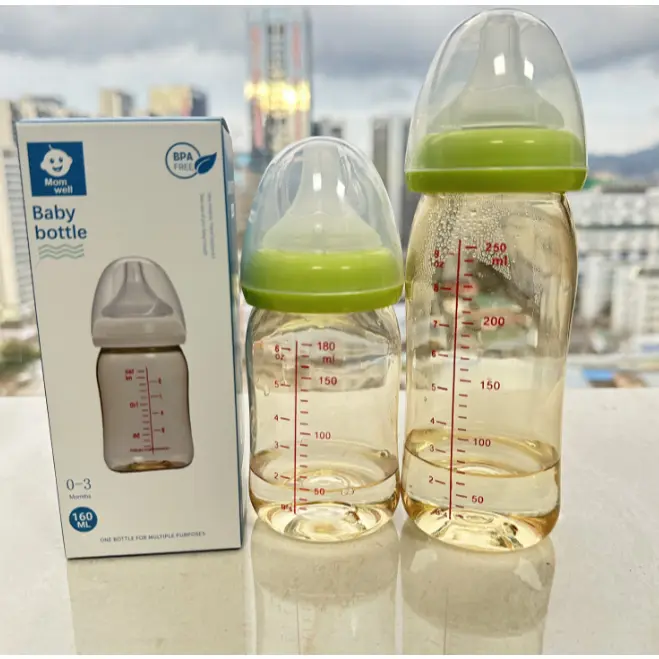 Dr.osler Gen 2 160ml 240ml Botol Susu PPSU Wide Neck PPSU Botol Susu Bayi 0 6 bulan BPS01 botol  sedotan Bottle 5