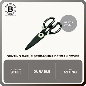 Gunting Dapur Gunting Sayur Panda Stainless Steel Anti Karat Serbaguna  Kitchenware