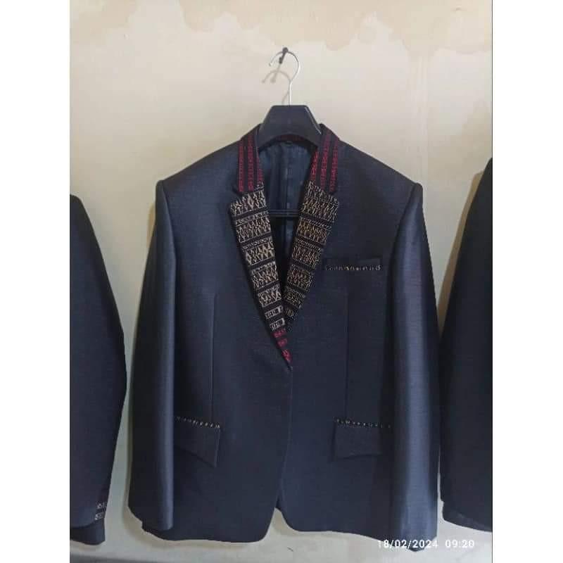 Product Introduction of SET JAS BERBAHAN SEMI WOLL KOMBINASI TENUN TARUTUNG ASLI NYA MANTULL 3