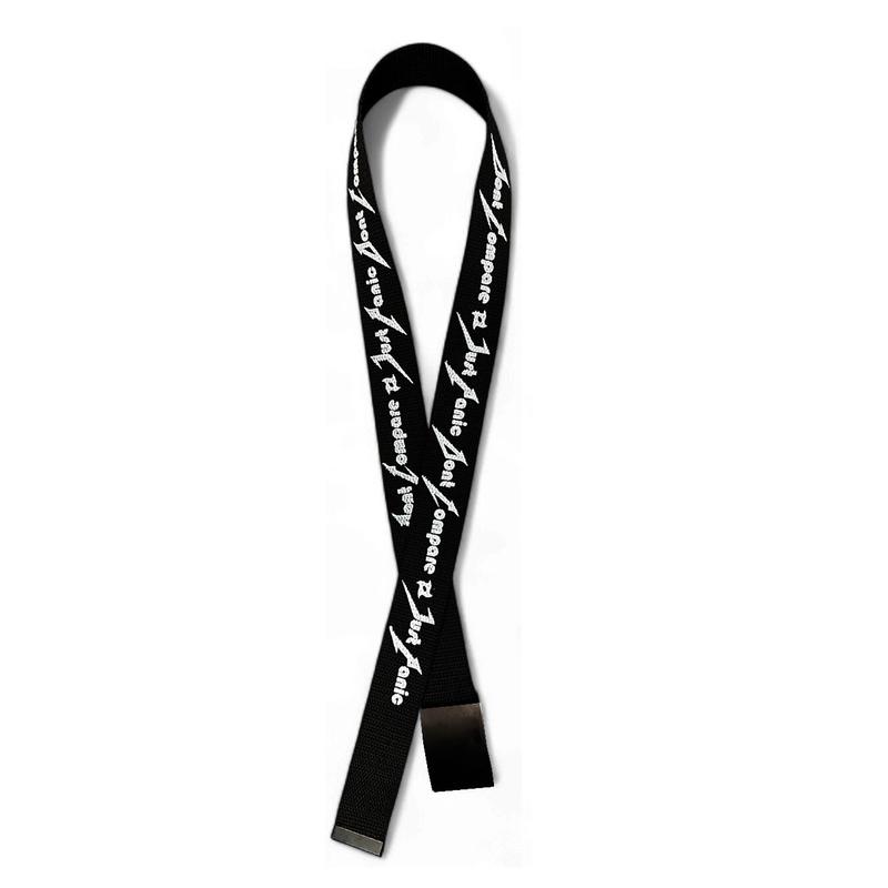 Gesper Ikat Pinggang Sabuk Belt Motif Grafiti Skena Y2K Pria Wanita Anak-anak Dewasa Just Panic Black 0
