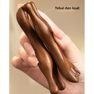 Double-Head Dual-Use Antler Massage Comb, with a flexible design suitable for various massage needs, providing you with a more comfortable experience