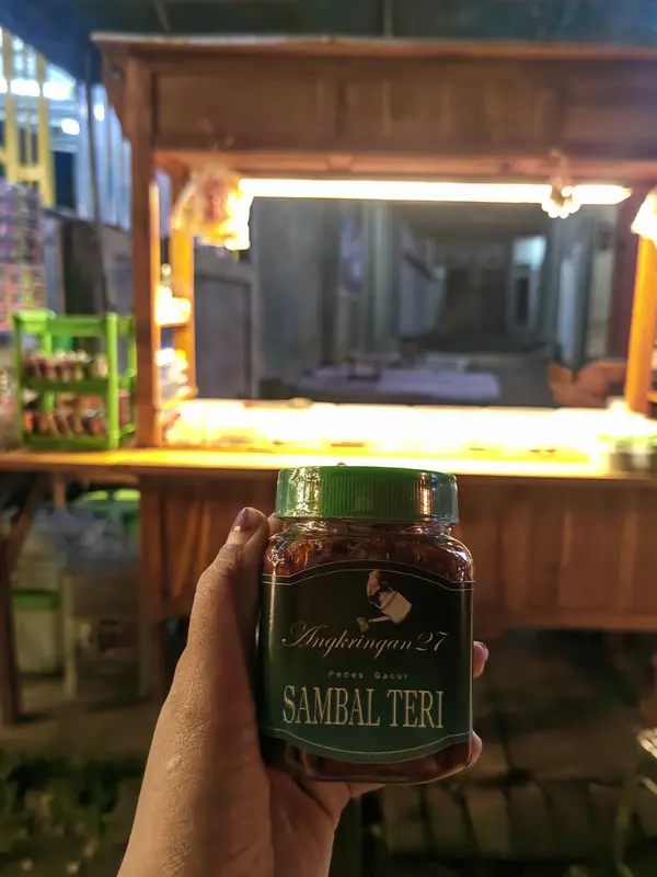 Sambal angkringan 27 pedas gacor, sambal teri, teri medan, cabai asli, tanpa pengawet, sambal pedas, sambal extrapedas 6