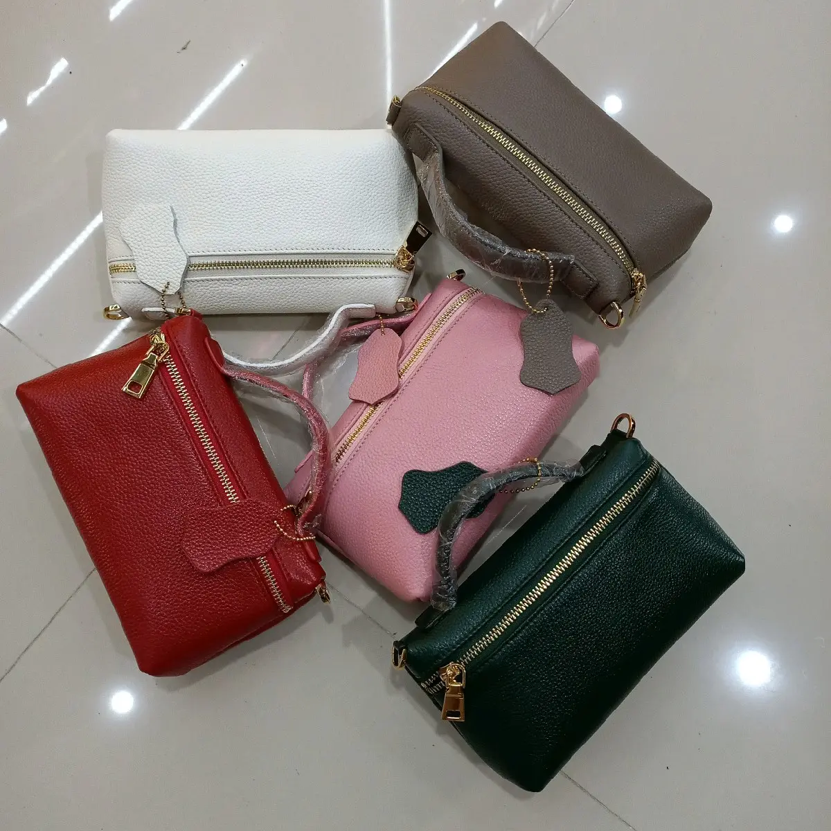 Tas mini 21cm wanita kulit sapi