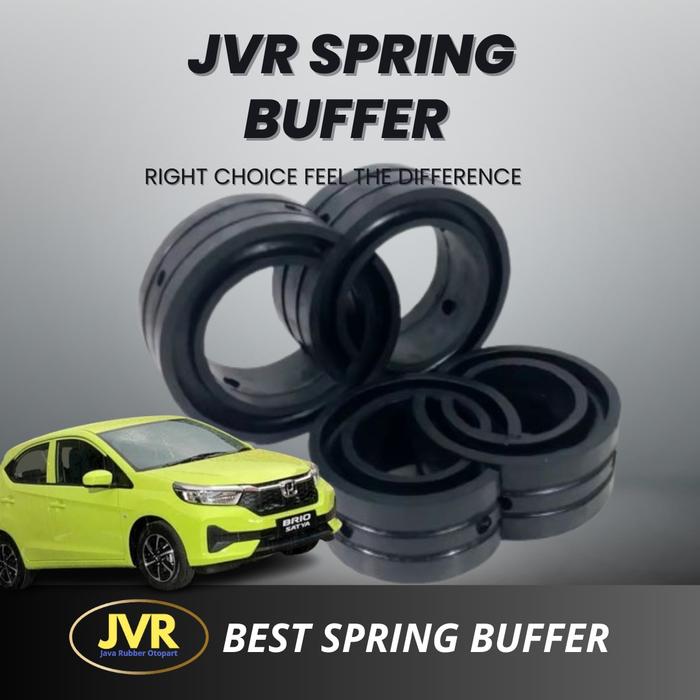 Gambar Spring Buffer Brio Satya RS  Depan & Belakang Full Set 4pcs Karet Dumper  Stabilizer Kendaraan dari JVR Official Store Kab. Cirebon Tokopedia