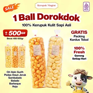[500gr] Kerupuk Ningrat 1 Ball Kerupuk Kulit Sapi Asli
