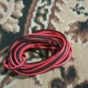 Kabel serabut 2 jalur merah hitam kabel spiker