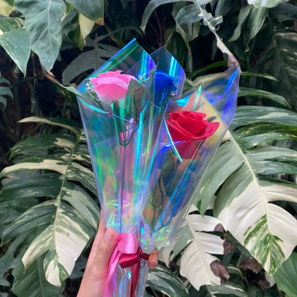 Ready Stock buket single Rose mawar satu tangkai
