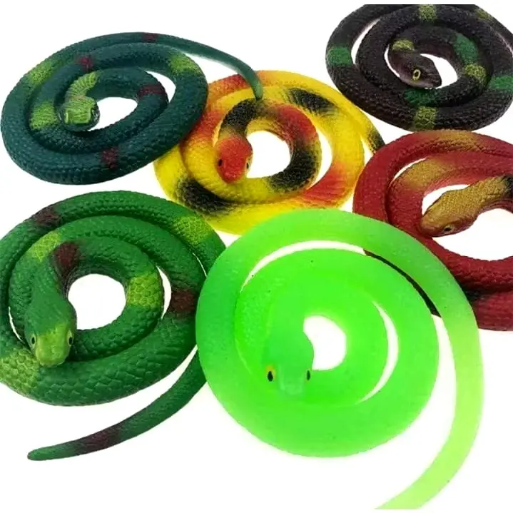 Mainan Ular Karet Ukuran Besar Mirip Asli - Toys 5