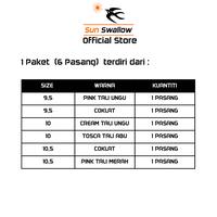 Gambar Sun Swallow Paket 6 Pasang Sandal Jepit Karet Wanita 06 Ladies Series dari Sun Swallow Sandals Kota Administrasi Jakarta Utara 3 Tokopedia