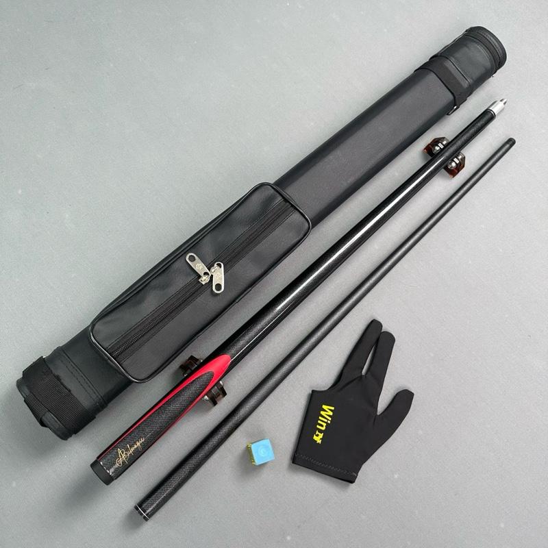  Cơ bida lỗ phủ carbon GramaX  tặng kèm combo bao da + phụ kiện  