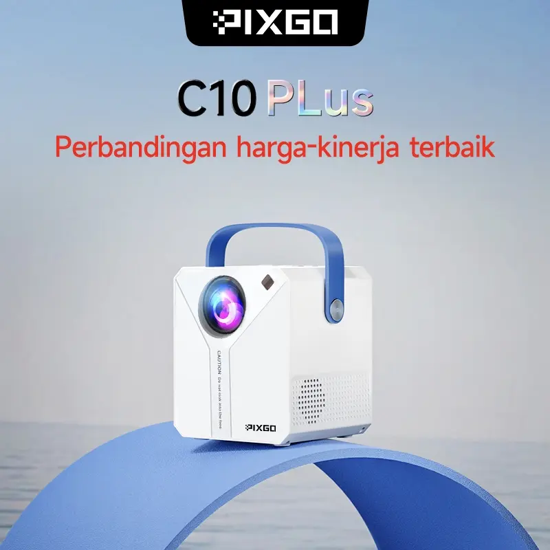 【PixGo Projector】PixGo C10- 200 ANSI 720P- Android 9.0 -Smart Portable Projector A0 Chip- Netflix Youtube Google Playstore- 4k Decoding- Miracast&Bluetooth Proyektor