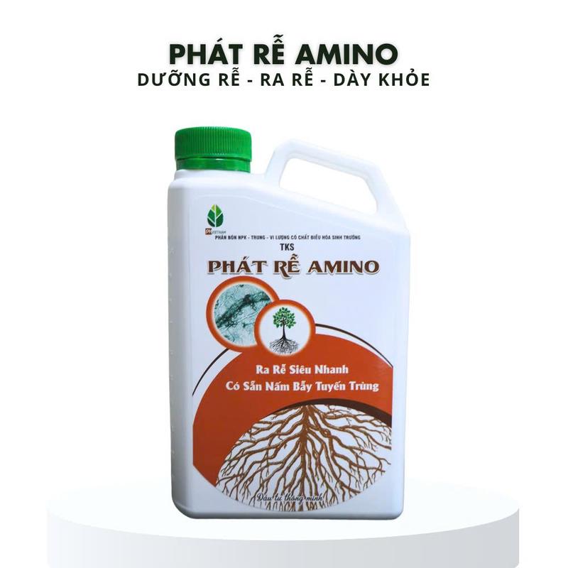 Phát Rễ Amino - PH Việt Nam - Phân Bón Hữu Cơ - Dưỡng kích rễ, nhanh, mạnh, an toàn - Có bổ sung vi sinh