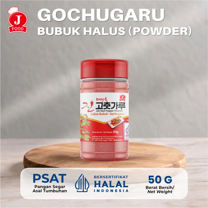 Gambar JIN Red Pepper Powder (Cabai Bubuk - Gochugaru) 50 gr dari JFOOD Official Store Kab. Bogor Tokopedia