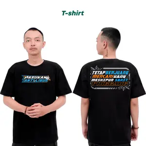 KAOS Pria WANITA LENGAN PENDEK  PASUKAN ANTI LIBUR NEW DESIGN VOL1 Combed Sablon KATA KATA