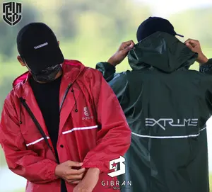 EXTRIME Jas Hujan Motor Pria Wanita Bahan Tebal Original Tahan air PVC