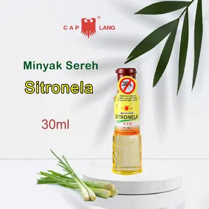 Cap Lang Minyak Sereh Sitronela 30ml - Minyak Kayu Putih Caplang - Minyak Sereh Pencegah Gigitan Nyamuk