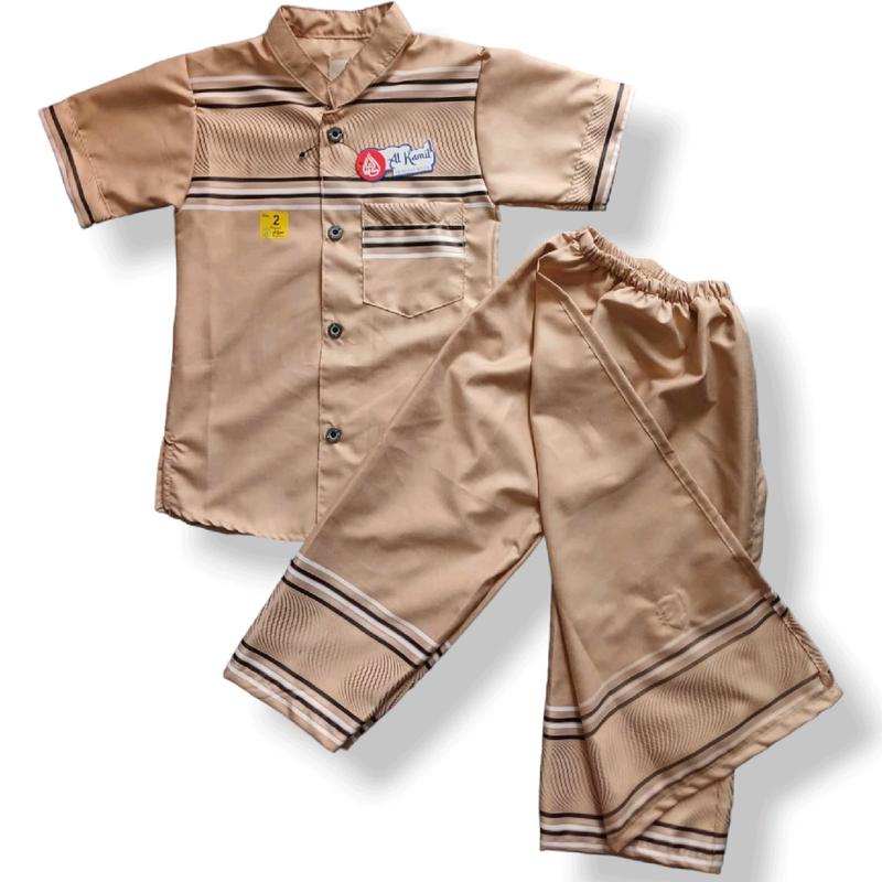 SETELAN SARUNG KOKO ANAK 1-10 TAHUN || KATUN MADINAH PREMIUM || SARKO Katun Atasan Celana 1