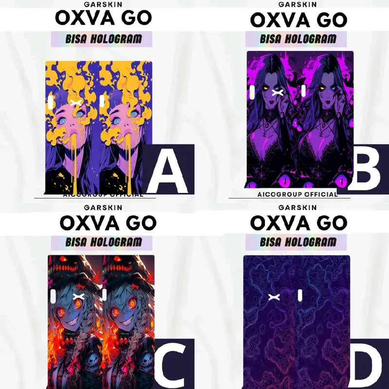 Premium Garskin Oxpach Goo Full Body Hologram Dan Non Hologram Full Motif Desain Dan Anti Gores 1