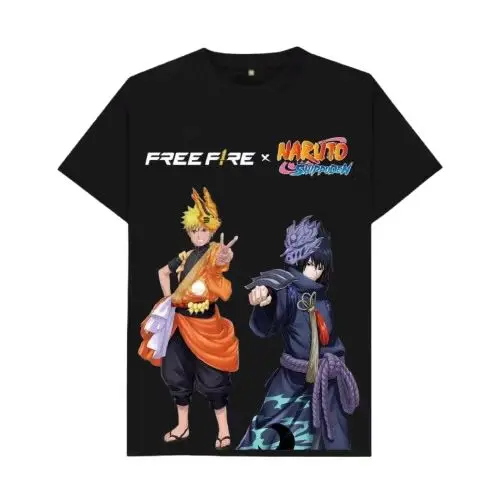 Kaos anak anime naruto uzumaki & sasuke uciha 3-12 thn