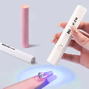 Pengering Kutek Mini Portable UV Nail Lamp 180mAh - White