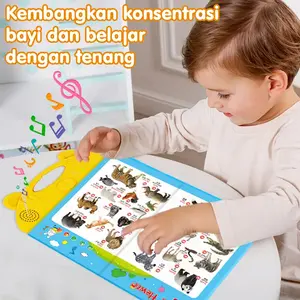 Buku Pendidikan Interaktif Suara, Buku Mainan Belajar Dengan Fitur Audio Jelas Untuk Anak 3-5 Tahun, Media Pembelajaran Harian Di Rumah Dan Area Bermain, Melatih Kemampuan Mendengar Dan Berbicara Secara Alami, Produk Terlaris Edukasi 2026 COD Tersedia
