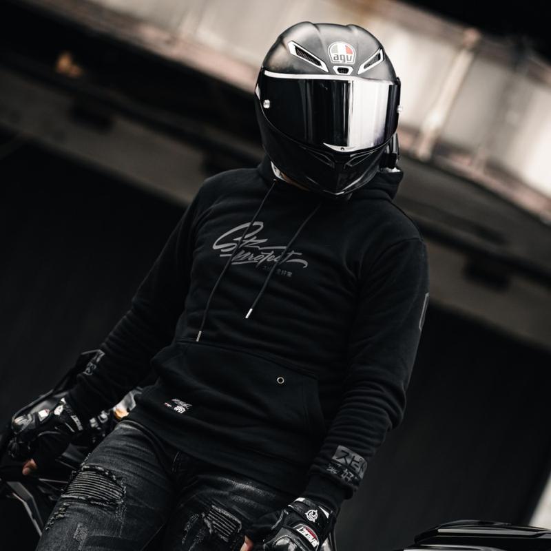 Hoodie SR-PROJECT Speed Enthusiast Japan Art BLACK EDITION 1