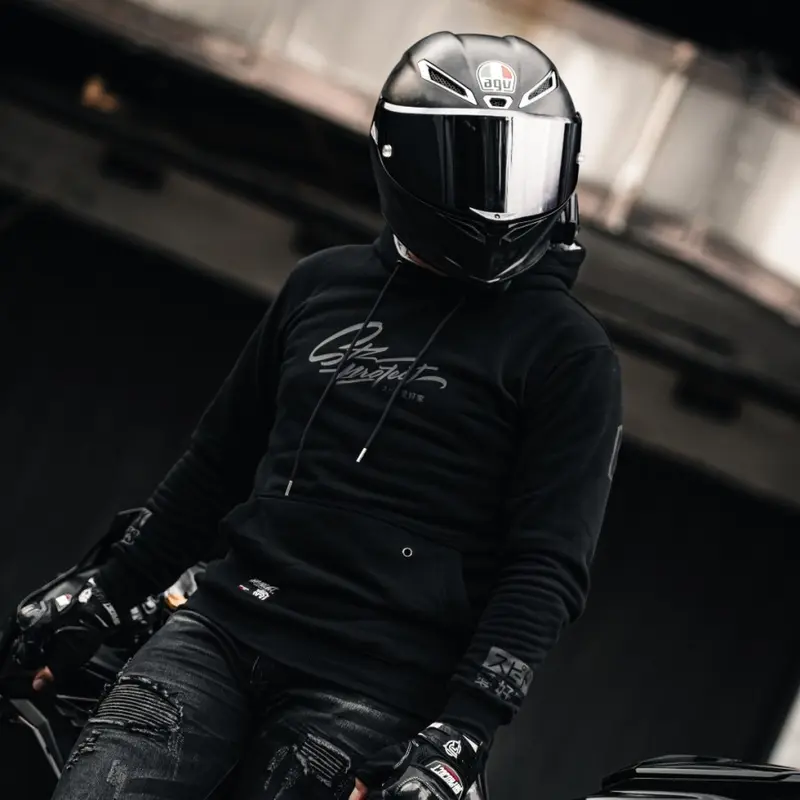 Hoodie SR-PROJECT Speed Enthusiast Japan Art BLACK EDITION 1