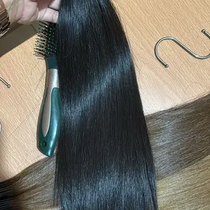 Hair Extension Warna Hitam Smothing