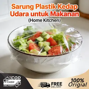 Isi 100pcs Sarung Plastik Kedap Udara untuk Makanan Buah Karet Bungkus Kantong Pelindung Segar dan Bersih Ideal Peralatan Wadah 100 pcs