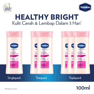 Vaseline Lotion Healthy White Uv Lightening 100Ml | Single, Twinpack, Triplepack