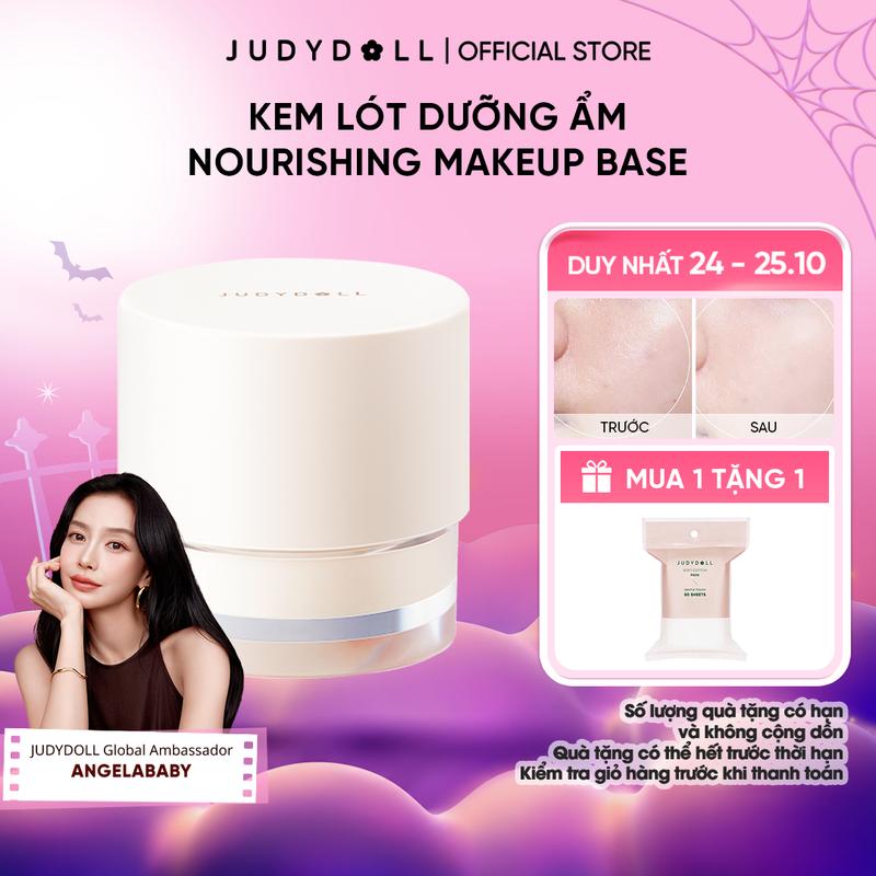 JUDYDOLL Kem lót dưỡng ẩm Nourishing Makeup Base chống mốc nền cho da khô 30g
