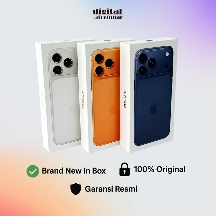 Gambar Apple iPhone 17 Pro Max Garansi Resmi - 256GB, Silver dari DIGITAL CELLULAR Kota Administrasi Jakarta Barat Tokopedia
