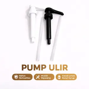 pump syrup ulir pompa botol sirup