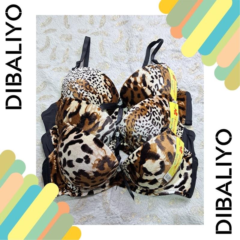 Bra Corak Macan Cub B Busa Tebal dan Sedang Kawat Art-V729-dibaliyo 0