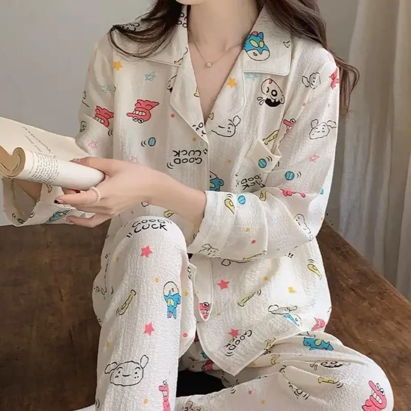 PIYAMA PP PANJANG MOTIF BAHAN PREMIUM DEWASA STELAN baju tidur Wanita